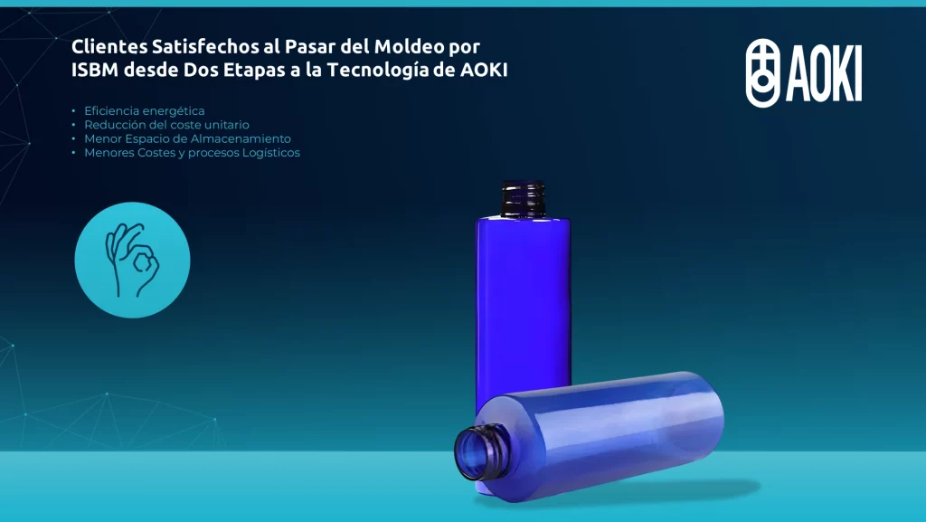 Inyección, estirado y soplado en una sola etapa